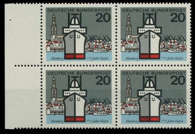 BRD 1964 Nr 417 postfrisch Viererblock SRA X7ECBFA