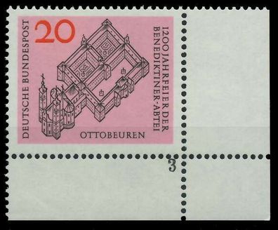 BRD 1964 Nr 428 postfrisch Formnummer 3 X7ECC62