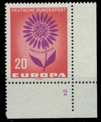 BRD BUND 1964 Nr 446 postfrisch Formnummer 2 S58A34E