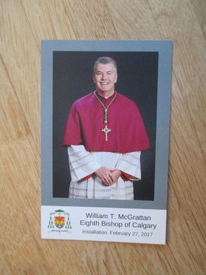 Bischof von Calgary William Terrence McGrattan - Karte!!!
