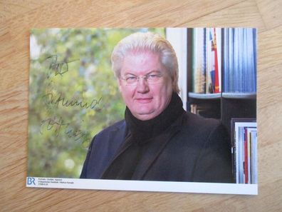 BR Fernsehmoderator Sigmund Gottlieb - handsigniertes Autogramm!!!