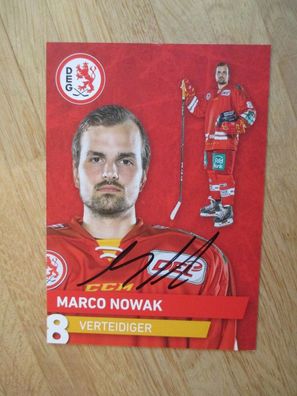 Eishockey Bundesliga DEG Düsseldorfer EG Marco Nowak - hands. Autogramm!!!
