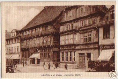 13611 Ak Hameln a.d. Weser Hamelner Bank um 1920