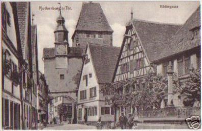 13635 Ak Rothenburg o. Tauber Rödergasse um 1920
