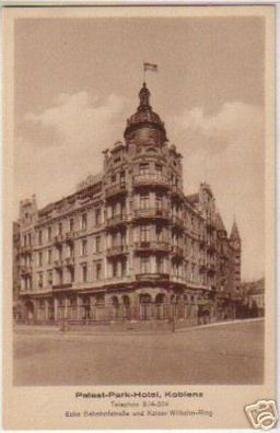 13555 Ak Koblenz Palast Park Hotel um 1930