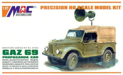 MAC Bausatz 87052 GAZ69 Lautsprecherwagen Maßstab: 1:87