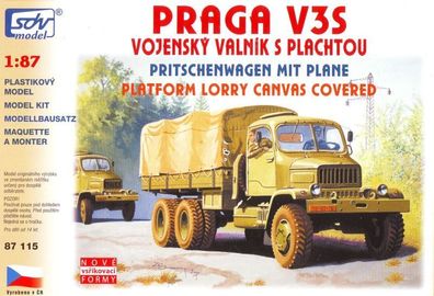 SDV 87115 Bausatz Praga V3S Pritsche/ Plane (Form-NH) Massstab: 1:87