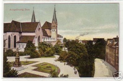 13074 Ak Augsburg Dom um 1920
