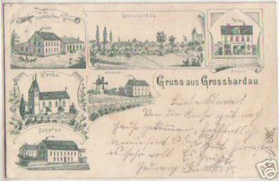 13685 Mehrbild Ak Gruss aus Gossbardau 1902