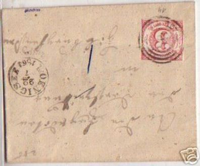 alter Brief Thurn & Taxis Stempel Königsee 1861