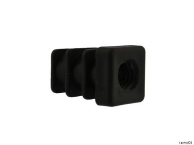 Gewindestopfen 15 x 15mm M8 Quadrat Vierkant Fusskappen Fussstopfen Stopfen
