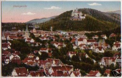 13782 Ak Wernigerode Harz Totalansicht um 1910