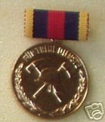 DDR Medaille für treue Dienste Feuerwehr in Gold