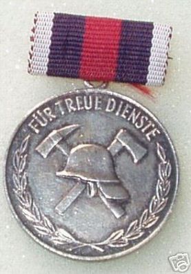 DDR Medaille für treue Dienste Feuerwehr in Silber