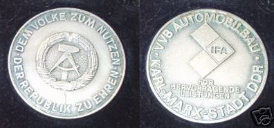 DDR Medaille IFA Automobilbau Karl Marx Stadt