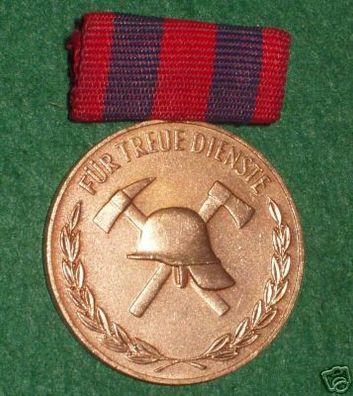 DDR Orden Feuerwehr für treue Dienste in Bronze