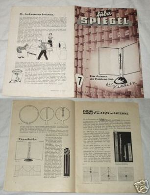 Reklame Heft FUBA-Antenne 1957