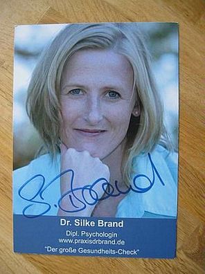 Der große Gesundheits-Check - Dr. Silke Brand - handsigniertes Autogramm!!!