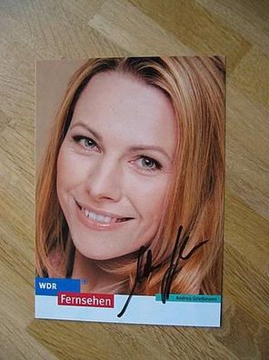 WDR Fernsehmoderatorin Andrea Grießmann - handsigniertes Autogramm!!!