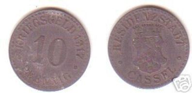 10 Pfennig Münze Notgeld der Stadt Cassel 1917 Zink