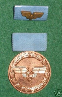 DDR Medaille für treue Dienste dt. Reichsbahn in Bronze