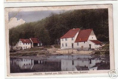 13603 Ak Hausen Gasthof zum Fährhaus 1919