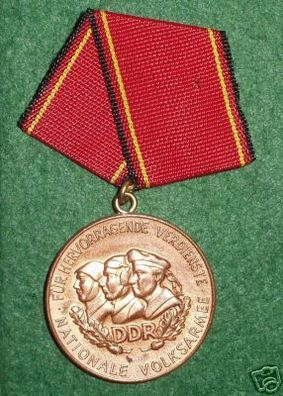 DDR Verdienstmedaille der Nationale Volksarmee Bronze