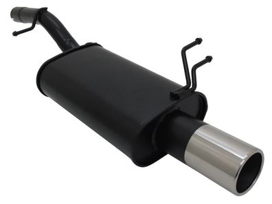 Novus Sportauspuff Endschalld/ämpfer Gruppe N A1151E90 mit Endrohr 1 x 90mm