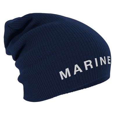 Longbeanie Slouch-Beanie Mütze Marine 55209 Navy