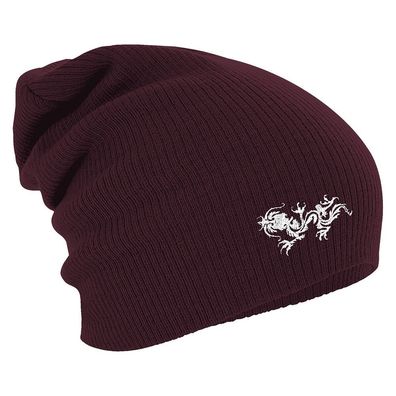 Longbeanie Slouch-Beanie Wintermütze Drache 54560