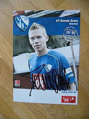 VfL Bochum - Saison 2007 - Dennis Grote - Autogramm!