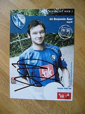 VfL Bochum Saison 07/08 Benjamin Auer - handsigniertes Autogramm!!!