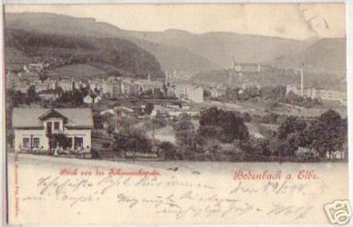 05557 Ak Bodenbach Elbe von der Johanneskapelle 1899