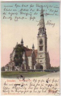 07417 Ak Dresden Garnisionkirche 1904