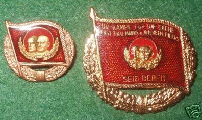 2 DDR Medaille für hervorragende Arbeit Ernst Thälmann