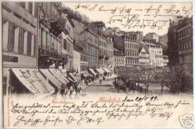 13865 Ak Karlsbad in Böhmen Sprudelgasse 1899