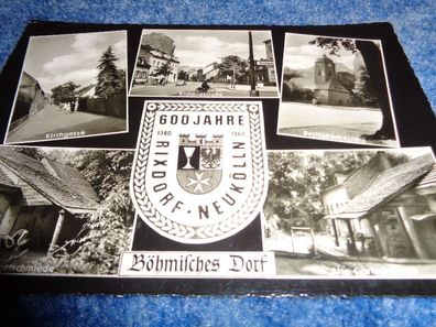 5512 Postkarte, Ansichtskarte-Berlin-Rixdorf Neukölln 600 Jahre