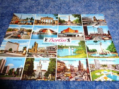 5527 Postkarte, Ansichtskarte-Berlin-Mehrbildkarte