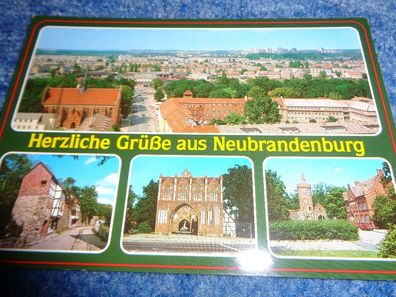 5538 Postkarte, Ansichtskarte-Neubrandenburg
