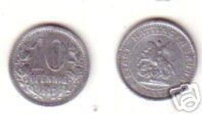 Münze Notgeld 10 Pfennig Stadt Hattingen Ruhr 1917