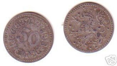 Münze Notgeld 50 Pfennig Stadt Weimar 1918