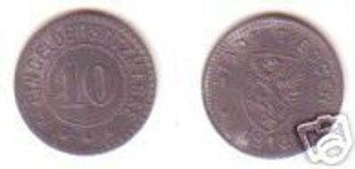Münze Notgeld 10 Pfennig Stadt Giessen 1918