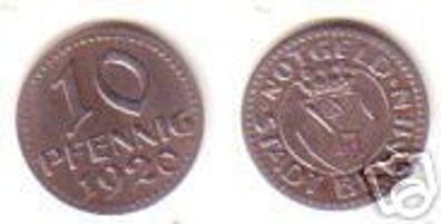 Münze Notgeld 10 Pfennig Stadt Bremen 1920