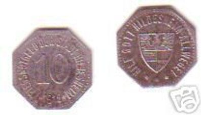 Münze Notgeld 10 Pfennig Stadt Bingen am Rhein 1919
