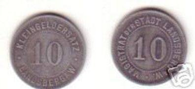 Münze Notgeld 10 Pfennig Stadt Landsberg a.W. um 1920