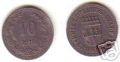 Münze Notgeld 10 Pfennig Stadt Bromberg 1919