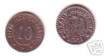 Münze Notgeld 10 Pfennig Stadt Arnstadt um 1920