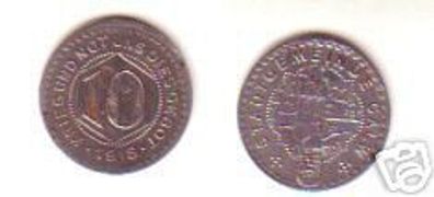 Münze Notgeld 10 Pfennig Stadtgemeinde Calw 1918