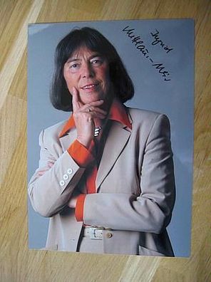 SPD Politikerin Ingrid Matthäus-Maier - handsigniertes Autogramm!!!