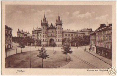 14222 Ak Aachen Kaserne am Elsaßplatz um 1920
